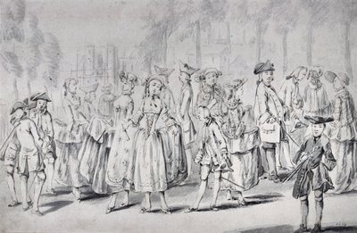 Promeneurs dans St. James